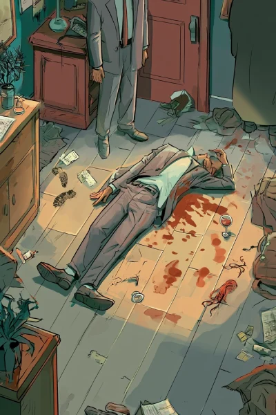 Detective crime scene
