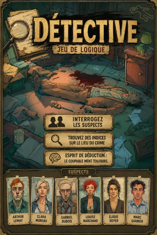 Logique, déduction, enquêtes.