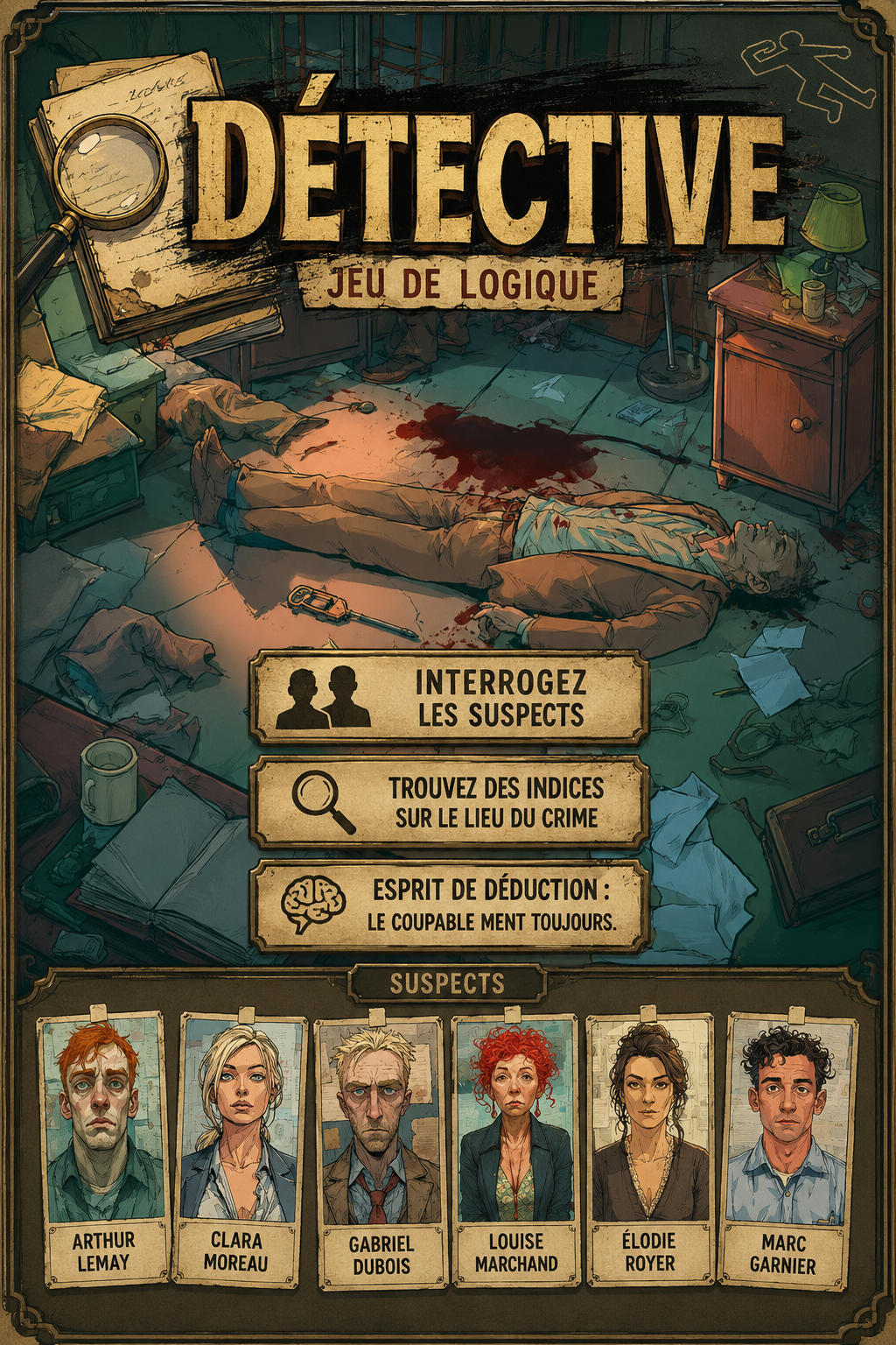 Affiche du jeu Détective
